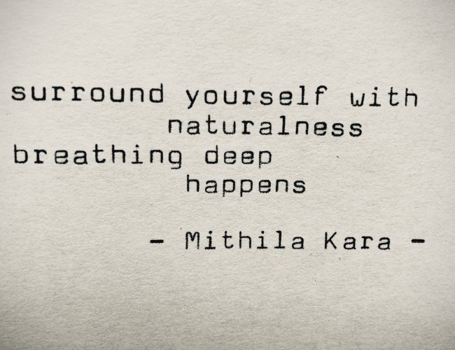 Moments in Meditation : naturalness