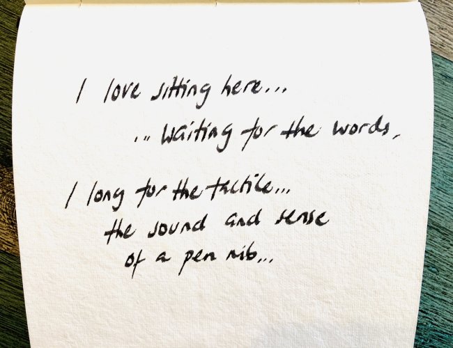 Confessions of a Writer - waiting for the words